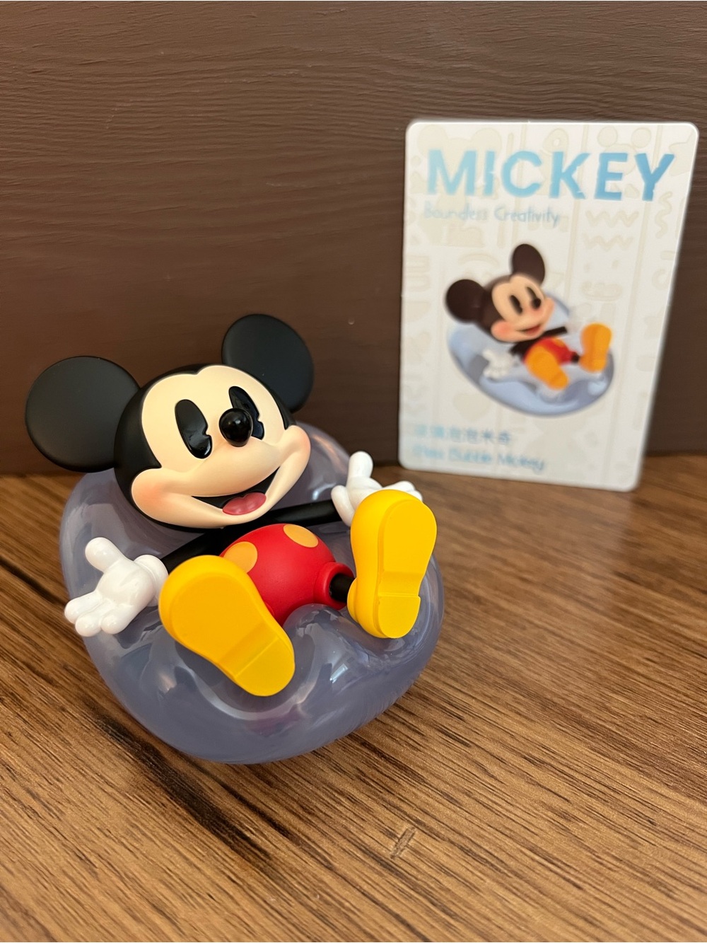 PopMart Disney Boundless Creativity Glass Bubble Mickey